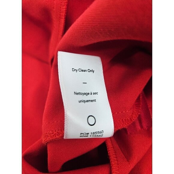 New Likely Laverna Ruffle Dress Womens 00 Red Mini Cocktail - Picture 8 of 8